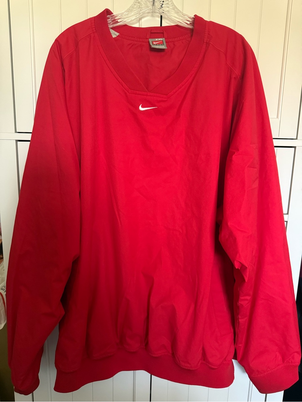 Nike Red Pullover Windbreaker Size XXL